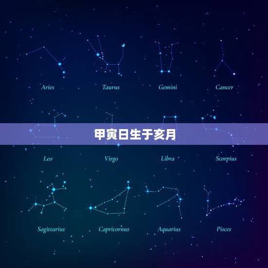 甲寅日生于亥月，甲寅日生于亥月视频