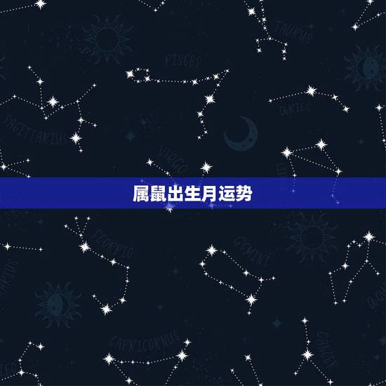 属鼠出生月运势,有关属鼠的运程 属鼠出生月运势,有关属鼠的运程