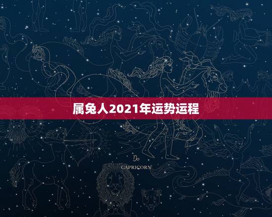 属兔人2021年运势运程，属兔2021年运势及运程每月运程