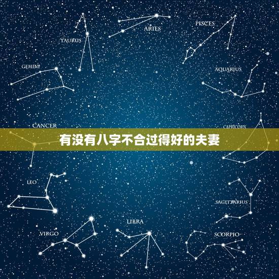 有没有八字不合过得好的夫妻,算命的说两人不合婚 有没有八字不合过得好的夫妻,算命的说两人不合婚