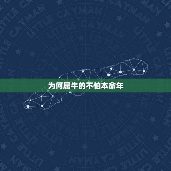 为何属牛的不怕本命年，属牛本命年吉祥物