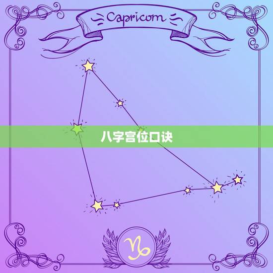 八字宫位口诀,我的八字明盘? 八字宫位口诀,我的八字明盘?