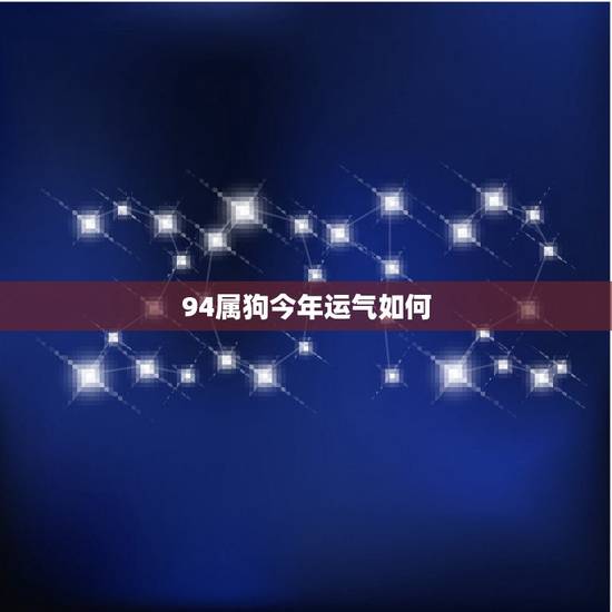 94属狗今年运气如何，九四年的狗2022 年运势