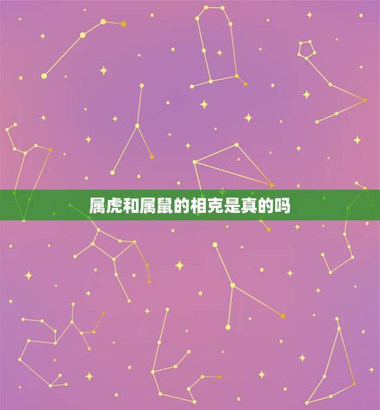 属虎和属鼠的相克是真的吗,属虎的人和属鼠的人相冲吗 属虎和属鼠的相克是真的吗,属虎的人和属鼠的人相冲吗