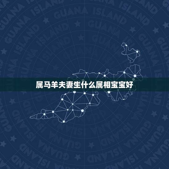 属马羊夫妻生什么属相宝宝好，属马和属羊的夫妻生一个什么属相的宝贝好