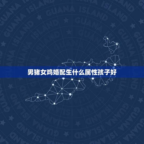 男猪女鸡婚配生什么属性孩子好，属性鸡男，配猪女属性好吗