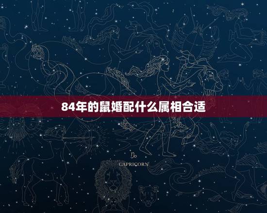 84年的鼠婚配什么属相合适,84年属鼠婚配哪个属相最好 84年的鼠婚配什么属相合适,84年属鼠婚配哪个属相最好