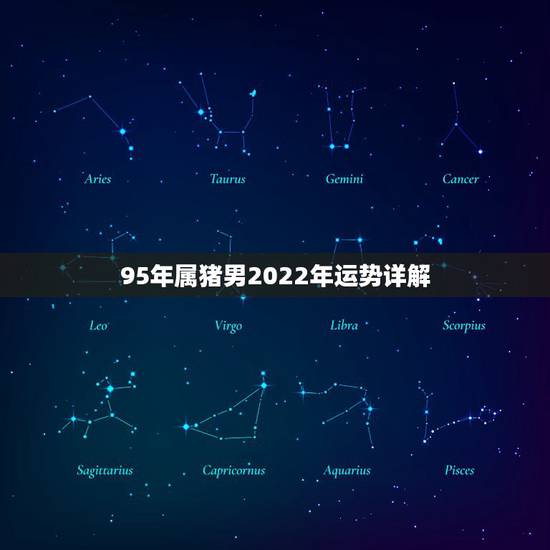 95年属猪男2022年运势详解,1995年猪男2023年运势如何 95年属猪男2022年运势详解,1995年猪男2023年运势如何