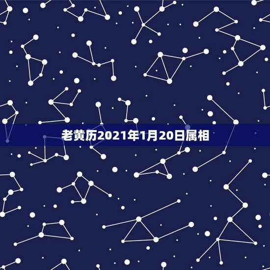 老黄历2021年1月20日属相，今天属什么生肖老黄历