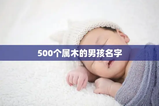 500个属木的男孩名字(找到你孩子的独特标志) 500个属木的男孩名字(找到你孩子的独特标志)