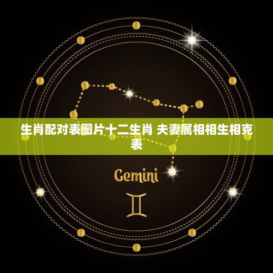 生肖配对表图片十二生肖 夫妻属相相生相克表 生肖配对表图片十二生肖 夫妻属相相生相克表