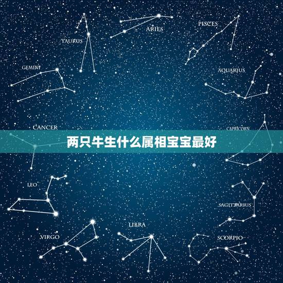 两只牛生什么属相宝宝最好,女牛与男牛生什么属相的孩子好 两只牛生什么属相宝宝最好,女牛与男牛生什么属相的孩子好