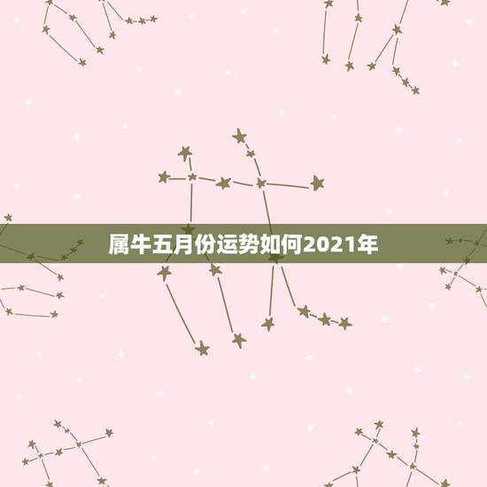 属牛五月份运势如何2021年,属牛今年运势2021年运势 属牛五月份运势如何2021年,属牛今年运势2021年运势