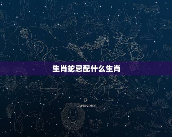 生肖蛇忌配什么生肖，蛇和什么属相相冲