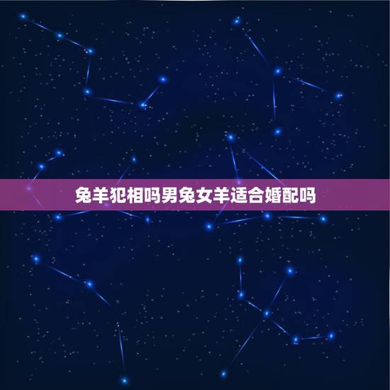兔羊犯相吗男兔女羊适合婚配吗,男兔女羊配吗 兔羊犯相吗男兔女羊适合婚配吗,男兔女羊配吗