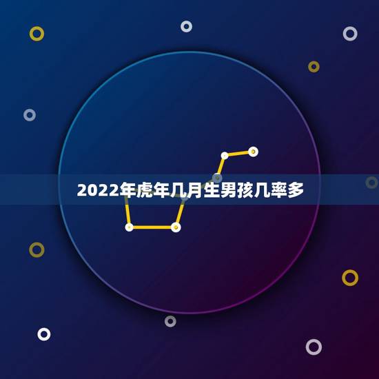 2022年虎年几月生男孩几率多,属虎的2022年几月出生最好 2022年虎年几月生男孩几率多,属虎的2022年几月出生最好