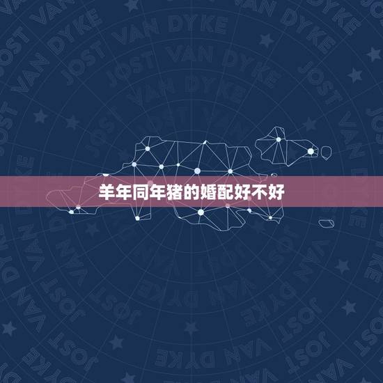 羊年同年猪的婚配好不好，属相婚配：男属羊和女属猪相配吗