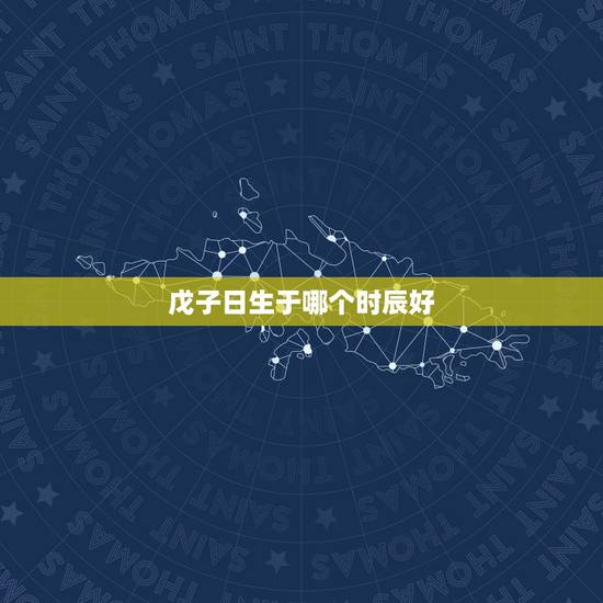 戊子日生于哪个时辰好,细说八字中的戊子日 戊子日生于哪个时辰好,细说八字中的戊子日