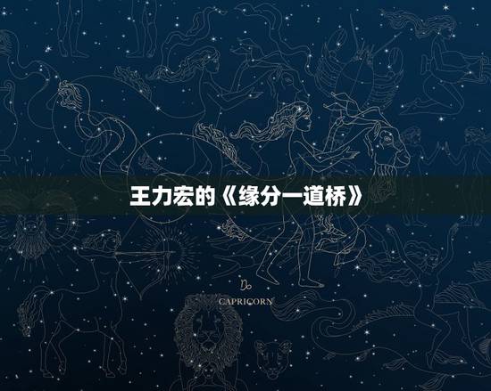 王力宏的《缘分一道桥》,如何评价王力宏新歌《缘分一道桥》 王力宏的《缘分一道桥》,如何评价王力宏新歌《缘分一道桥》