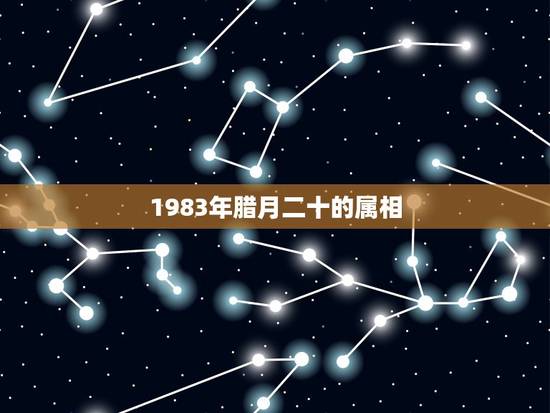 1983年腊月二十的属相，1983属猪阴历腊月二十七是什么命