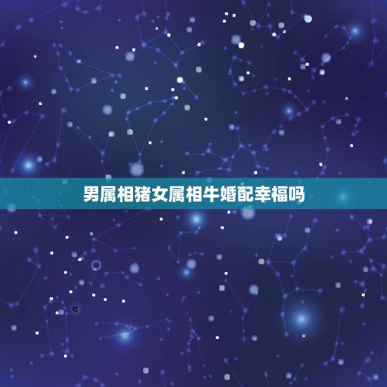 男属相猪女属相牛婚配幸福吗,属猪男与属牛女能婚配吗 男属相猪女属相牛婚配幸福吗,属猪男与属牛女能婚配吗