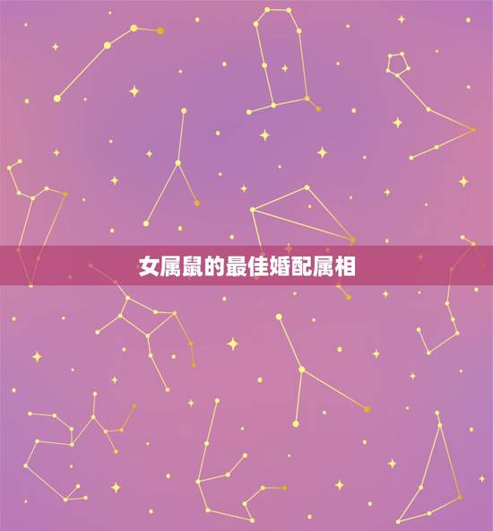 女属鼠的最佳婚配属相,女属鼠和什么属相最配或最差 女属鼠的最佳婚配属相,女属鼠和什么属相最配或最差