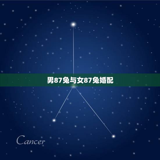 男87兔与女87兔婚配，91羊女和87兔男相配吗