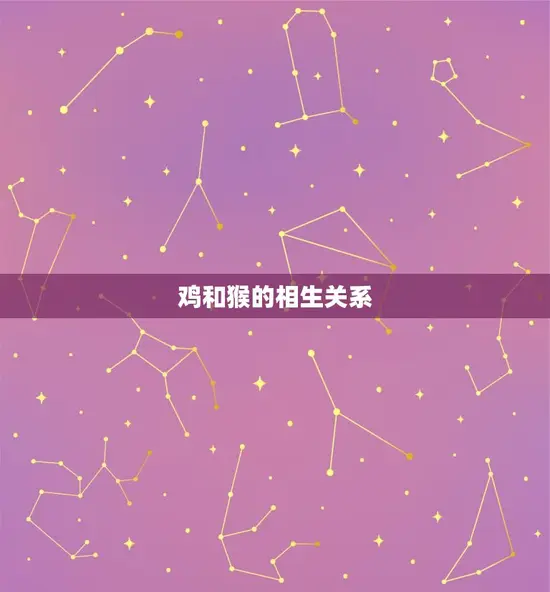 鸡和猴的相生关系