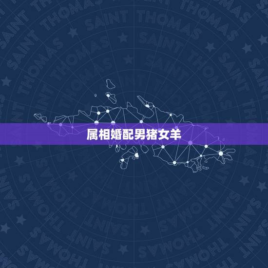属相婚配男猪女羊，属羊婚配属相