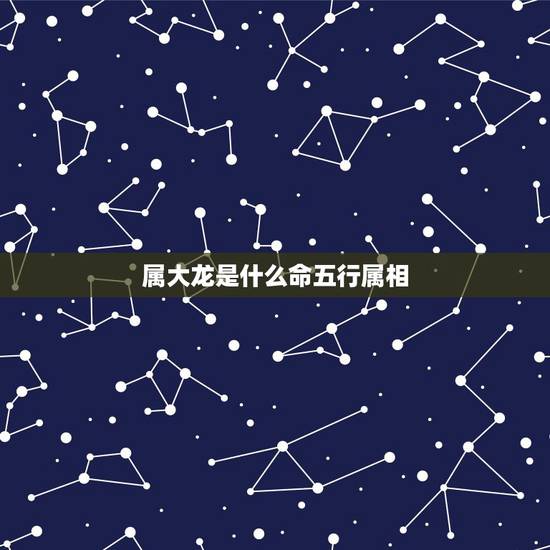 属大龙是什么命五行属相,属龙的是什么命 属大龙是什么命五行属相,属龙的是什么命