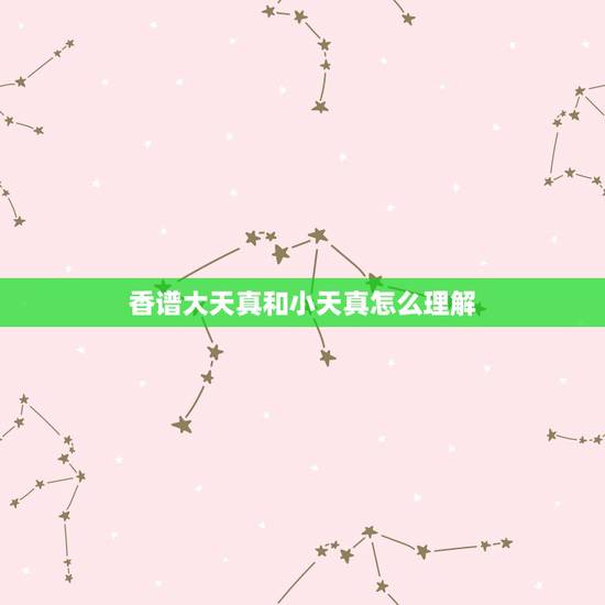 香谱大天真和小天真怎么理解,佛祖临坛,急焚香火 的含义 香谱大天真和小天真怎么理解,佛祖临坛,急焚香火 的含义