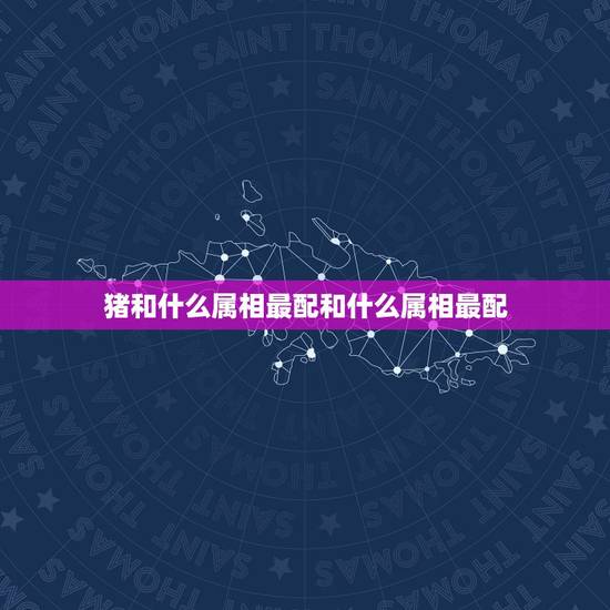 猪和什么属相最配和什么属相最配，属猪的和什么属相最配