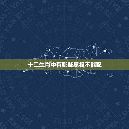 十二生肖中有哪些属相不能配，12生肖里，真有不能相配的属相么？