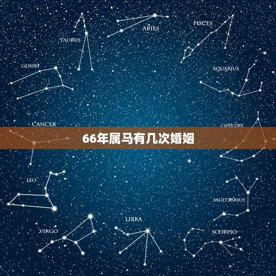 66年属马有几次婚姻,婚姻公司有哪些 66年属马有几次婚姻,婚姻公司有哪些
