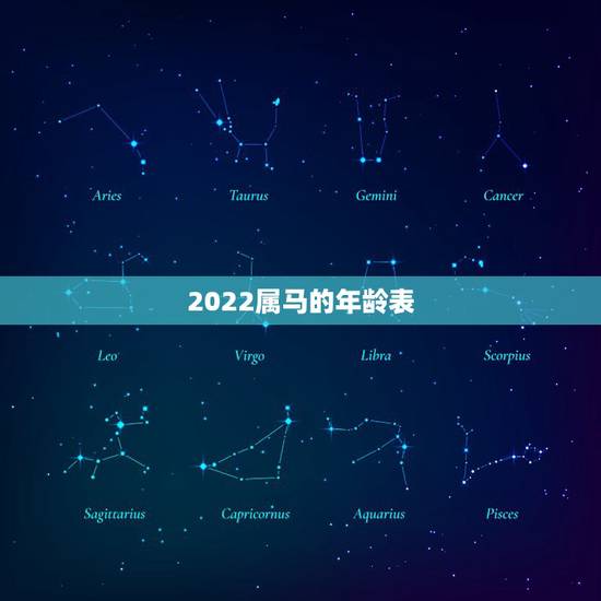 2022属马的年龄表,属马的今年多大 2022属马的年龄表,属马的今年多大