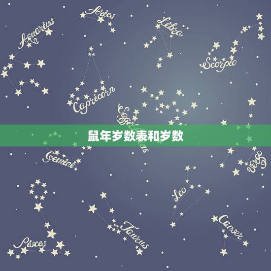 鼠年岁数表和岁数,鼠年的年龄差几年到一百岁 鼠年岁数表和岁数,鼠年的年龄差几年到一百岁