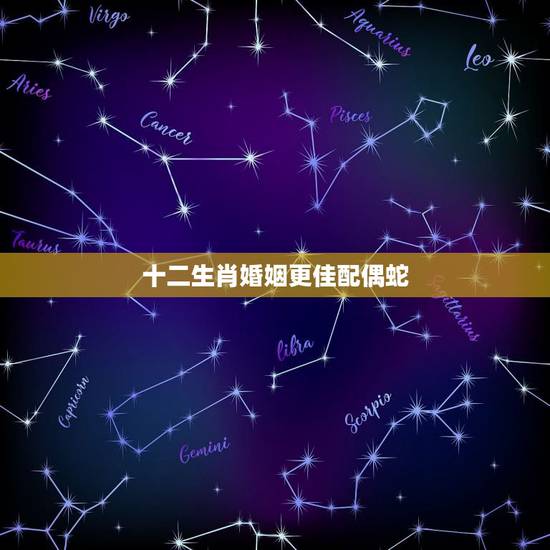 十二生肖婚姻更佳配偶蛇,属蛇更佳婚配属相 十二生肖婚姻更佳配偶蛇,属蛇更佳婚配属相