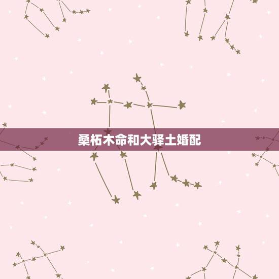 桑柘木命和大驿土婚配,桑柘木命和大泽土命相配 桑柘木命和大驿土婚配,桑柘木命和大泽土命相配
