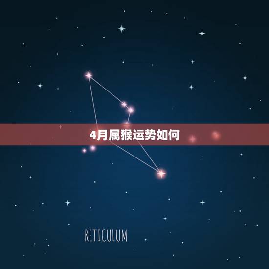 4月属猴运势如何，属猴人运程