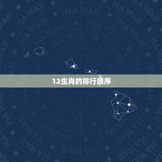 12生肖的排行顺序,12生肖排位表图片 12生肖的排行顺序,12生肖排位表图片