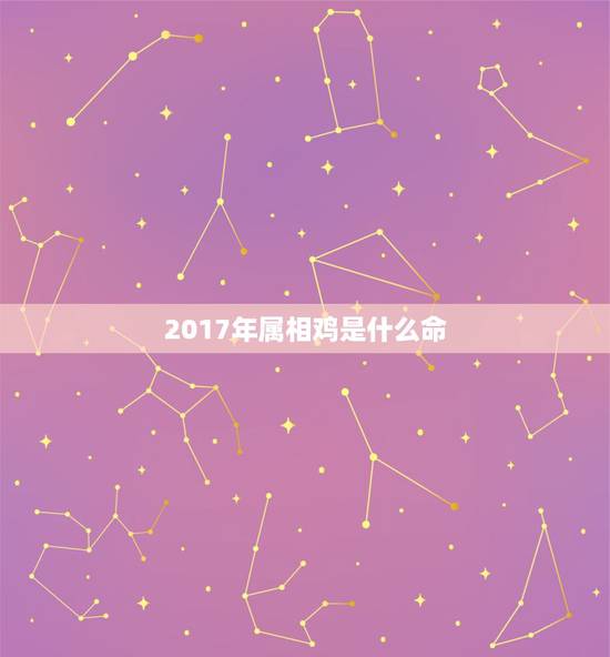 2017年属相鸡是什么命,2017年的鸡是什么命 2017年属相鸡是什么命,2017年的鸡是什么命