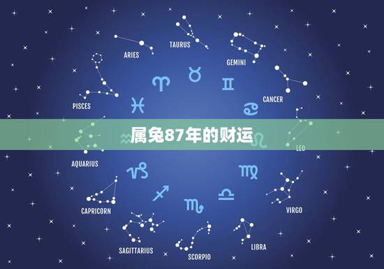 属兔87年的财运，1987年兔33岁后财运