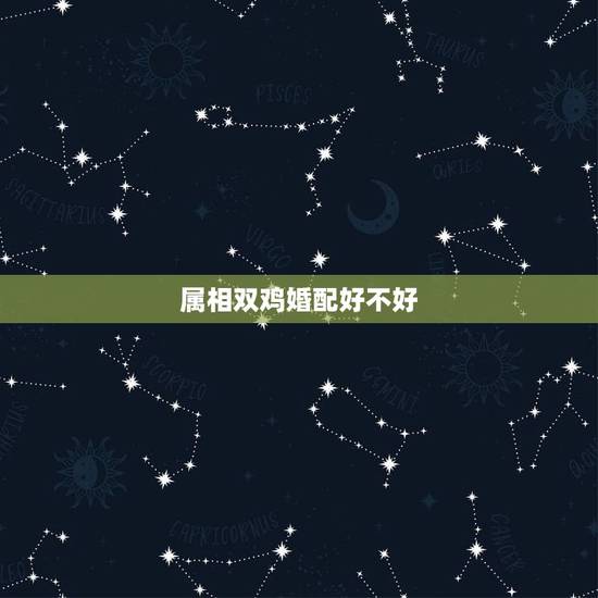 属相双鸡婚配好不好，属鸡的和属鸡的相配吗