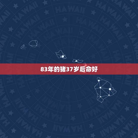 83年的猪37岁后命好,83年2022 年的吉祥物 83年的猪37岁后命好,83年2022 年的吉祥物