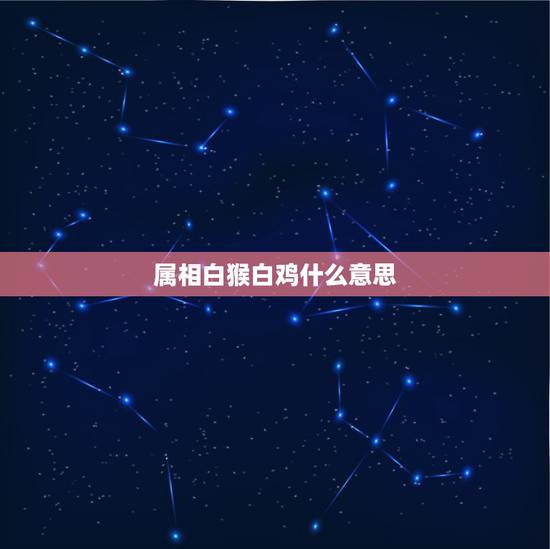 属相白猴白鸡什么意思,猴跟鸡的属相为什么不对呢 属相白猴白鸡什么意思,猴跟鸡的属相为什么不对呢