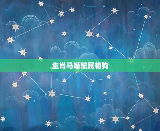 生肖马婚配属相狗,属狗和属马婚姻相配吗 生肖马婚配属相狗,属狗和属马婚姻相配吗