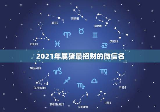 2021年属猪最招财的微信名,我属猪用什么微信名能带好运 2021年属猪最招财的微信名,我属猪用什么微信名能带好运