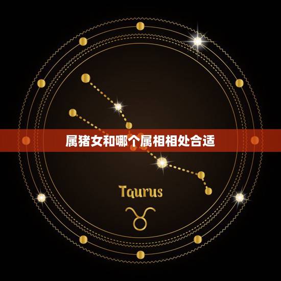 属猪女和哪个属相相处合适，属猪的女生和什么属相最配