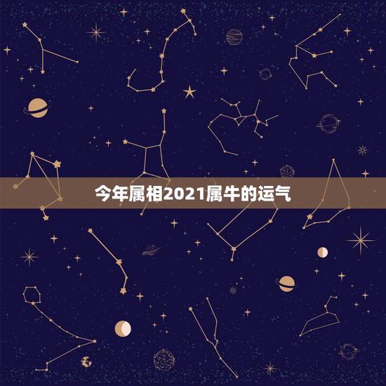 今年属相2021属牛的运气，2021年属牛人的运势