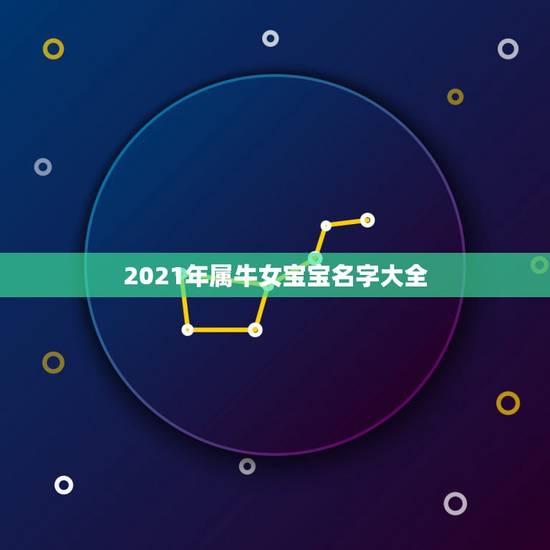 2021年属牛女宝宝名字大全，王姓女孩名字2021年属牛